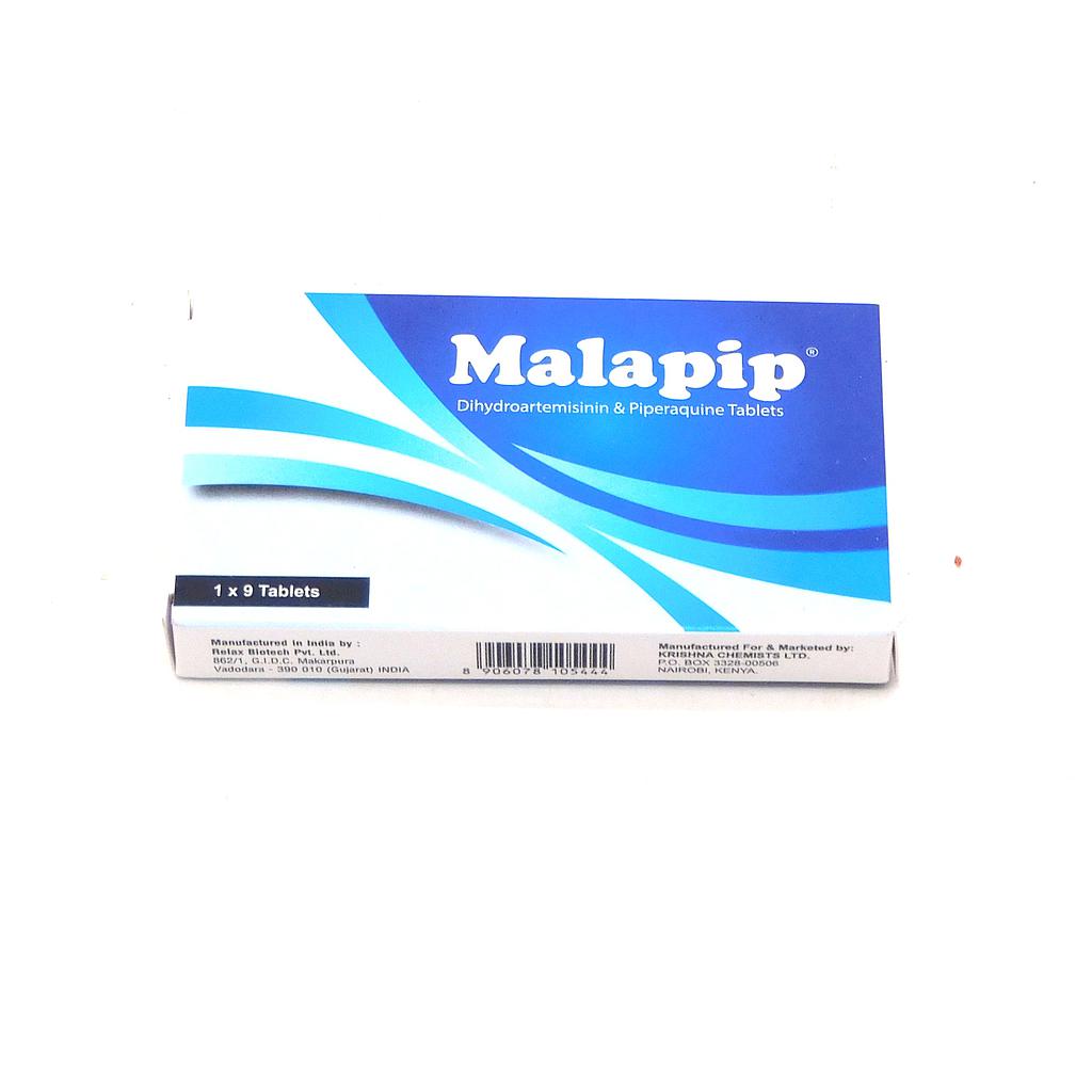Dihydroartemisinin/Piperaquine Phosphate 40mg/320mg Tablets (Malapip)