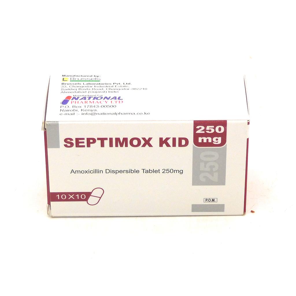 Amoxicillin 250mg Tablets Dispersible (Septimox)