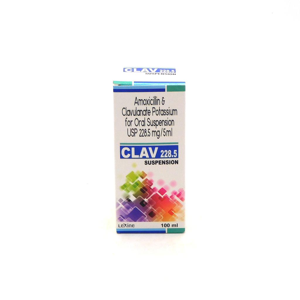 Amoxicillin/Clavulanate Potassium 228mg/5ml 100ml Syrup (Clav)