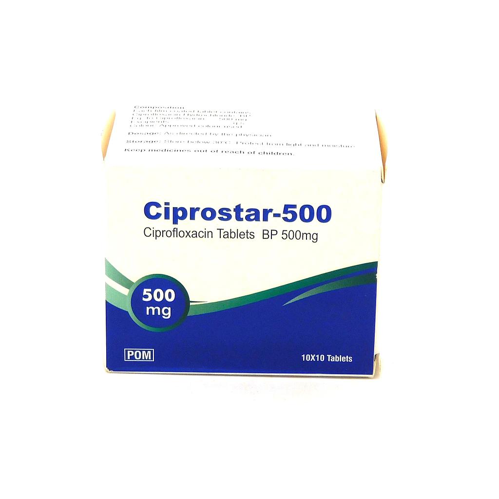 Ciprofloxacin 500mg Tablets (Ciprostar)