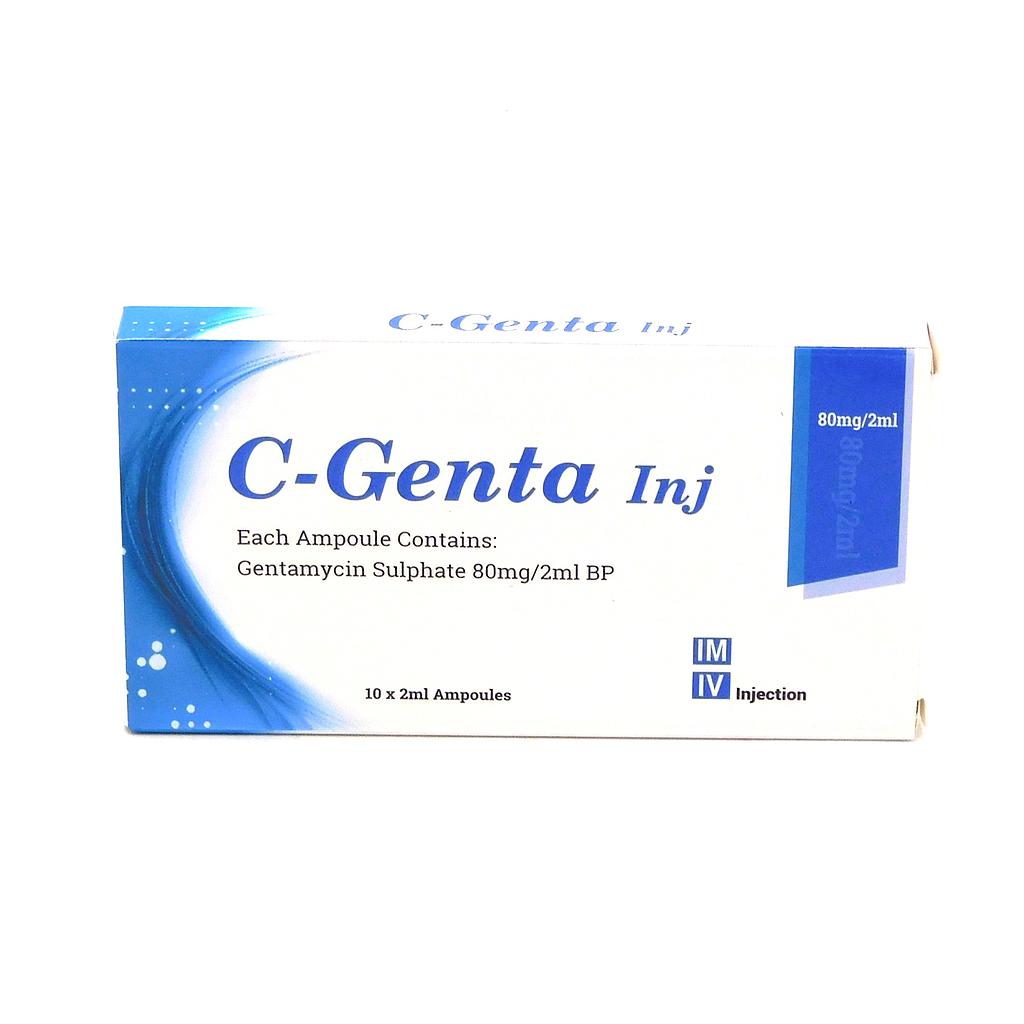 Gentamycin Injection 80mg/2ml (C-Genta)