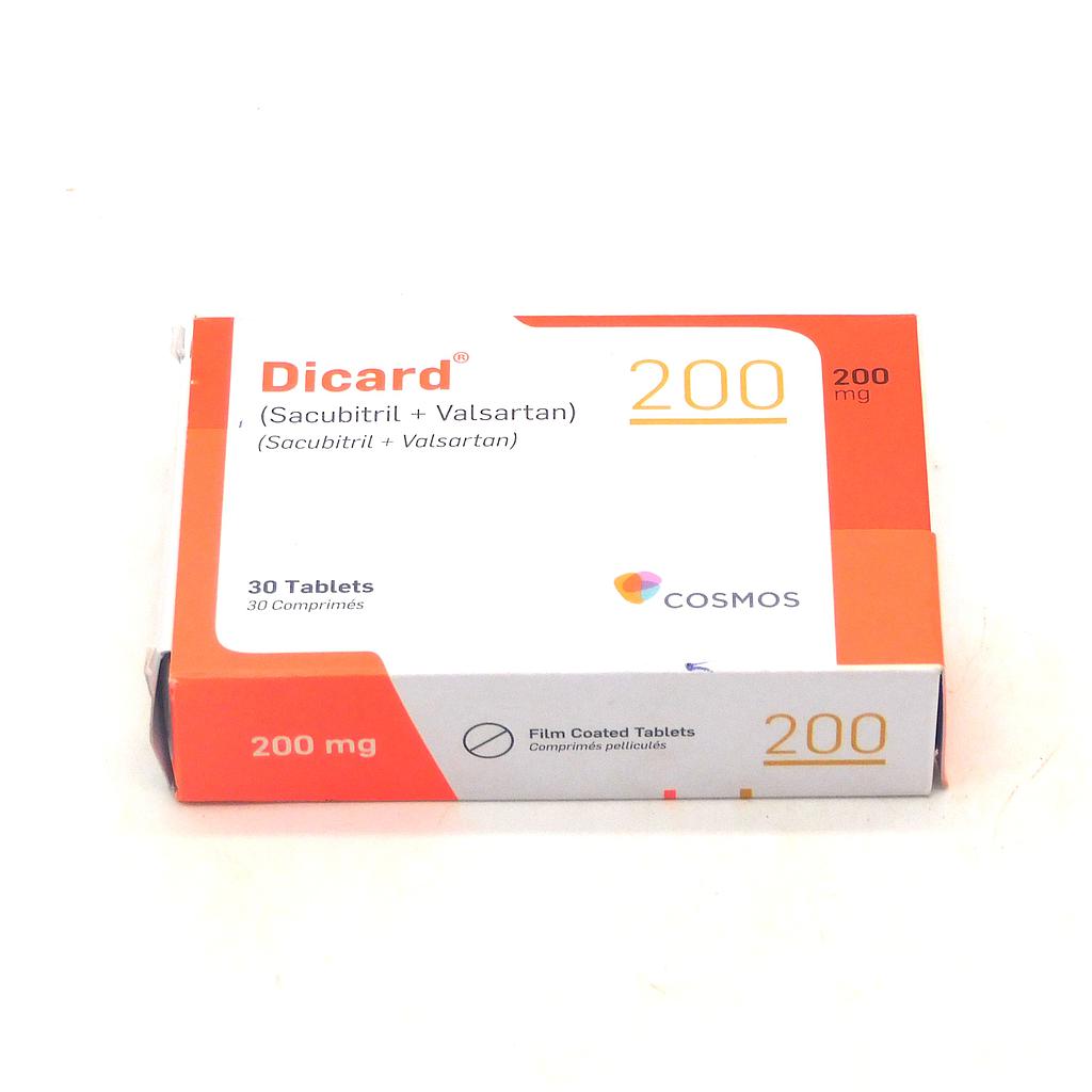 Sacubitril/Valsartan Tablets (Dicard 200) 