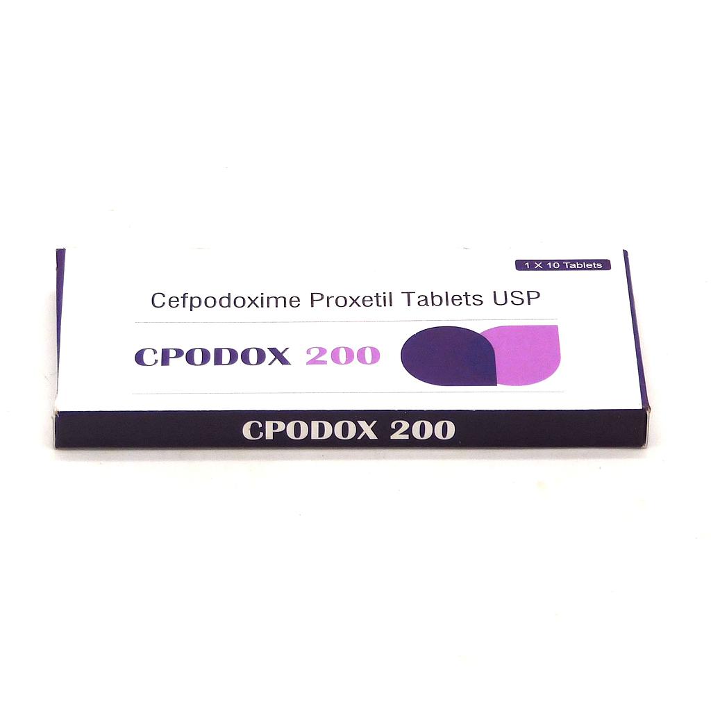Cefpodoxime 200mg Tablets (Cpodox) 