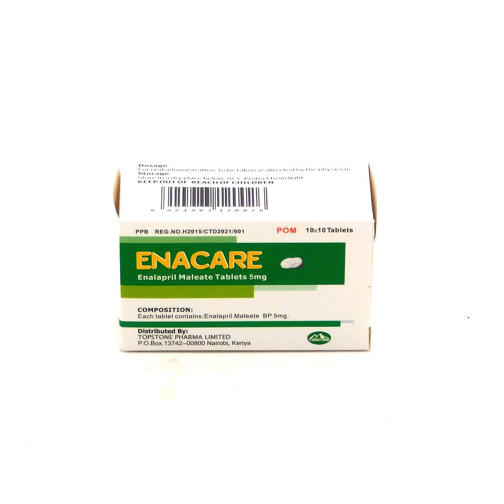 Enalapril 5mg Tablets (Enacare)