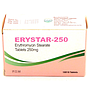Erythromycin 250mg Tablets Blister (Erystar)